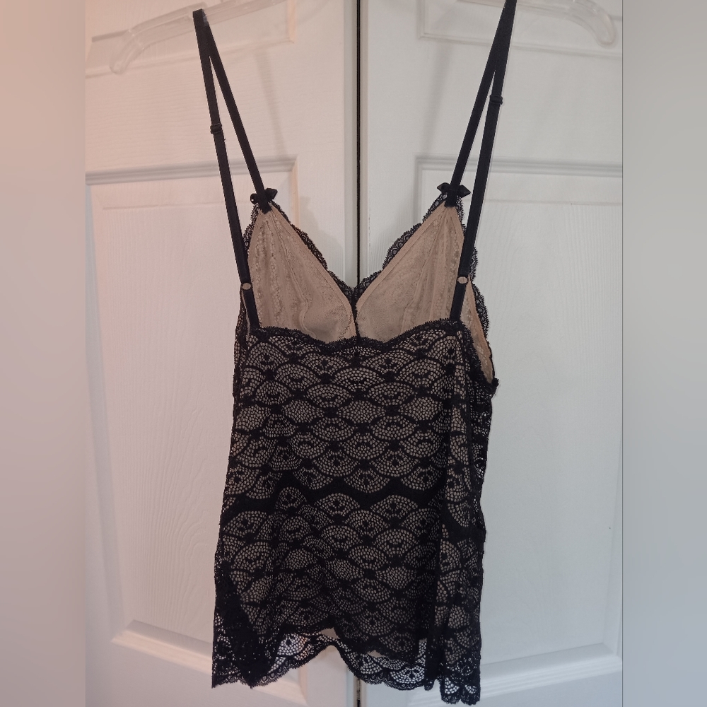 Cosabella Black Illusion Lace Cami. Size L. - Picture 4 of 7